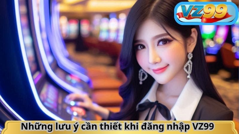 Những lưu ý cần thiết khi đăng nhập VZ99