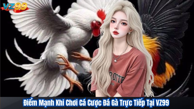 Điểm Mạnh Khi Chơi Cá Cược Đá Gà Trực Tiếp Tại VZ99